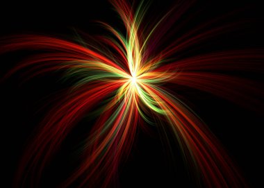 Dans Yıldızı - Fraktal Sanat