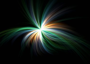 Dans Yıldızı - Fraktal Sanat