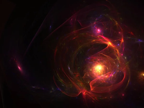 Fractal Galaxy Fractal Φόντο — Φωτογραφία Αρχείου