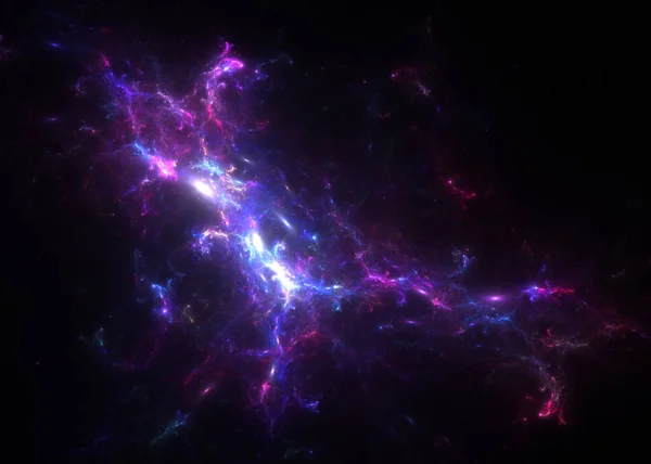 Nebulosidad Del Universo Fractal Fondo Fractal —  Fotos de Stock