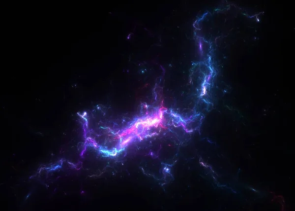 Nebulozita Fraktálního Vesmíru Fraktální Pozadí — Stock fotografie