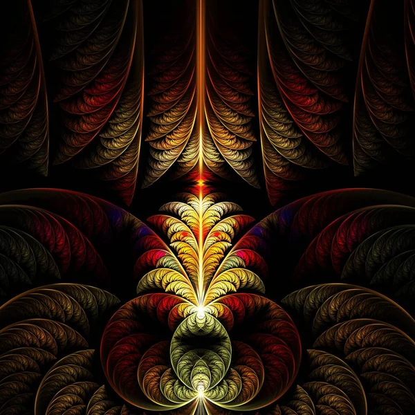 Fractal Pnital Pattern Fractal Art — 스톡 사진