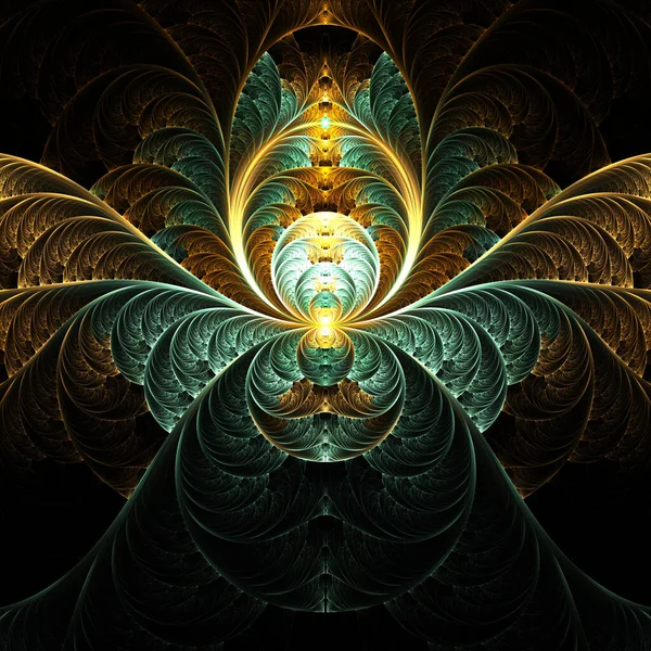 Fractal Pnital Pattern Fractal Art — 스톡 사진