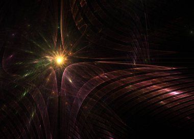 Fraktal Yıldız - Fraktal Arkaplan