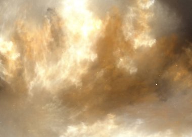 Fraktal Gök Gürültüsü Arkaplanı