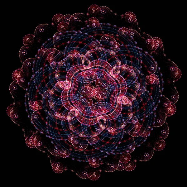 Filigrana Fractal Mandala Arte Fractal — Foto de Stock