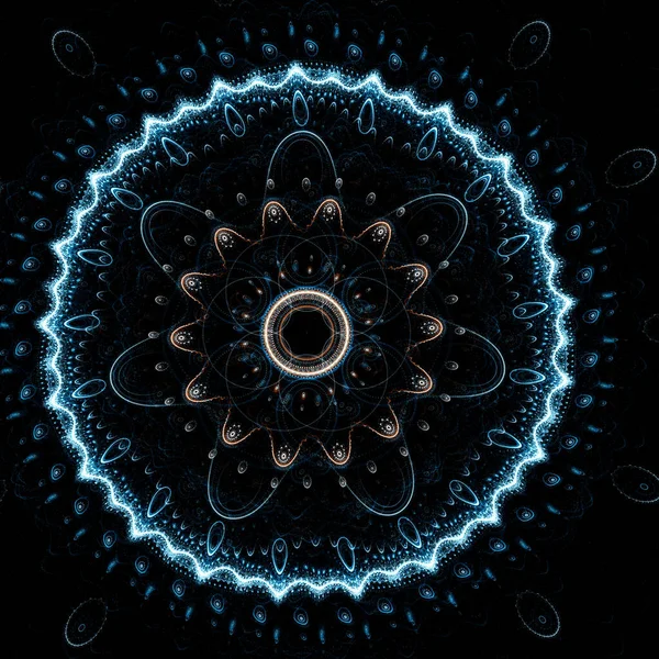 Fractal Mandala Fractal Art — стокове фото