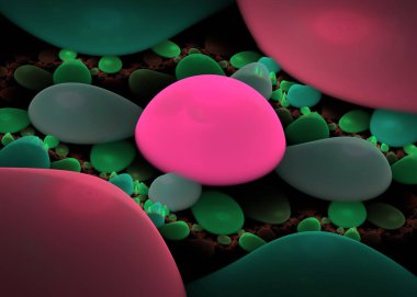 Fraktal Julian Pasta Arkaplanı - Fraktal Sanat  