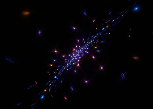  Аннотация Glow Twinkle Star Background - Fractal Art
