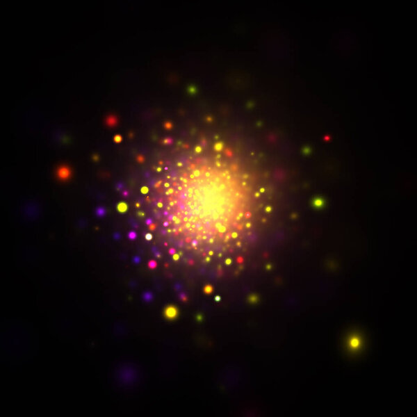  Аннотация Glow Twinkle Star Background - Fractal Art
