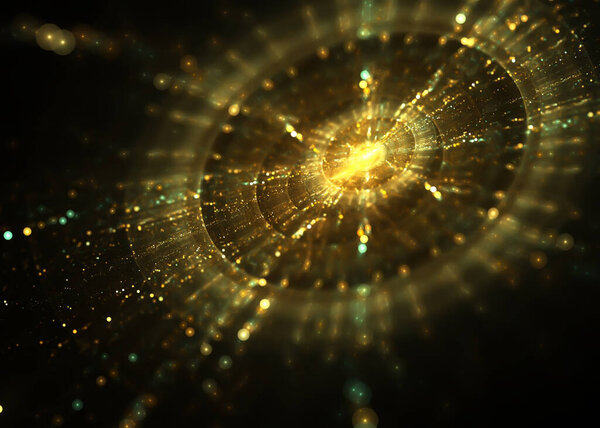  Абстрактный круговой фон - Искусство
