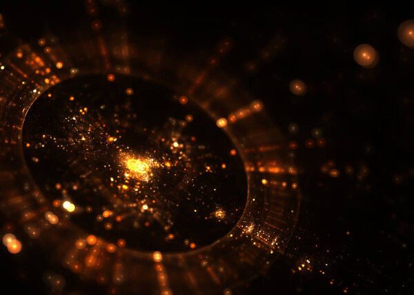  Абстрактный круговой фон - Искусство
