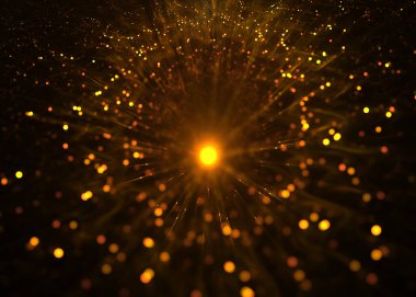  Geniş Parlak Havai fişek Arkaplanı - Fraktal Sanat