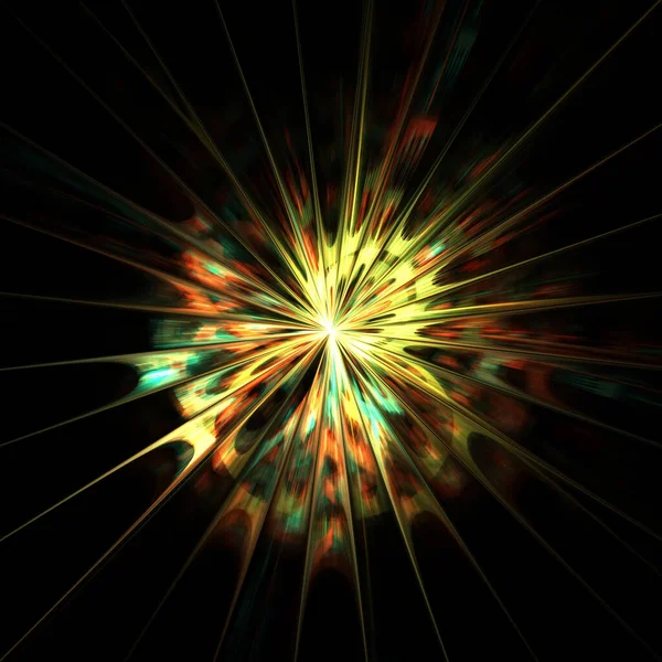 Abstract Flash Background Fractal Art — Stock Photo, Image