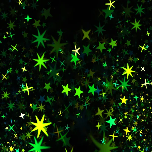 Ragyogó Csillag Háttér Fractal Art — Stock Fotó