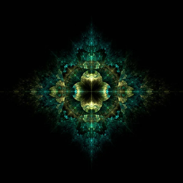 Absztrakt Fractal Elegáns Filigreed Pattern Háttér Fractal Art — Stock Fotó