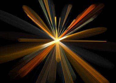  Soyut Parlak HiTech Tüpü Arkaplanı - Fraktal Sanat