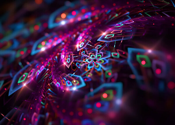 Ювелирные изделия Macro Flower Background - Fractal Art
