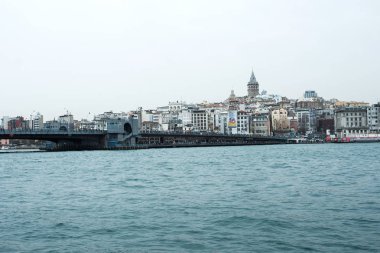 Istanbul, Türkiye - bulutlu bahar. 26 Mart 2018.