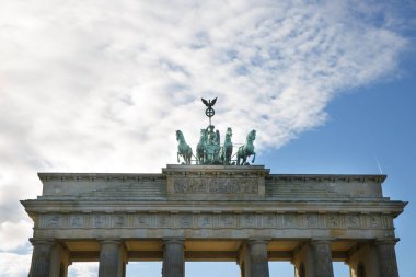 Brandenburg Kapısı, Berlin, Almanya, benzersiz bakış açısı 