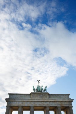 Brandenburg Kapısı, Berlin, Almanya, benzersiz bakış açısı 