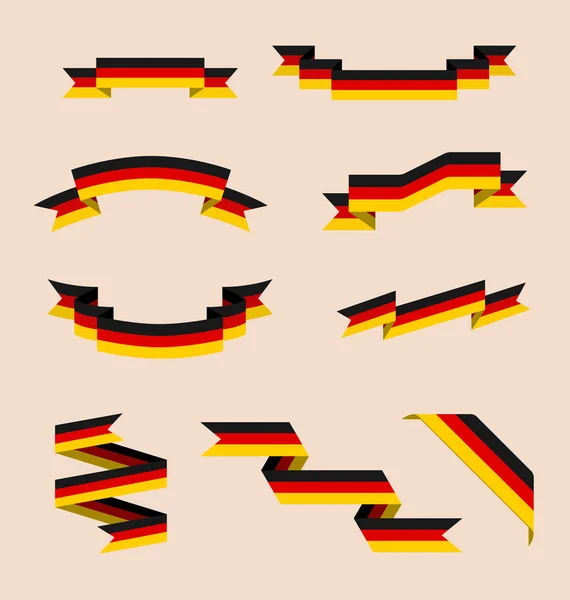 Şeritler veya Banner renkleri Alman bayrağı