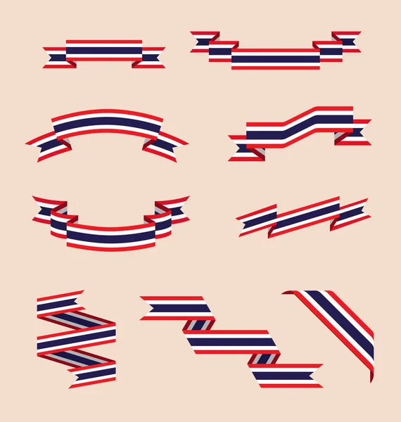 Şeritler veya Banner Tay bayrak renkleri