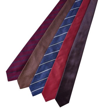 Beyaz arka plan üzerinde izole kravat