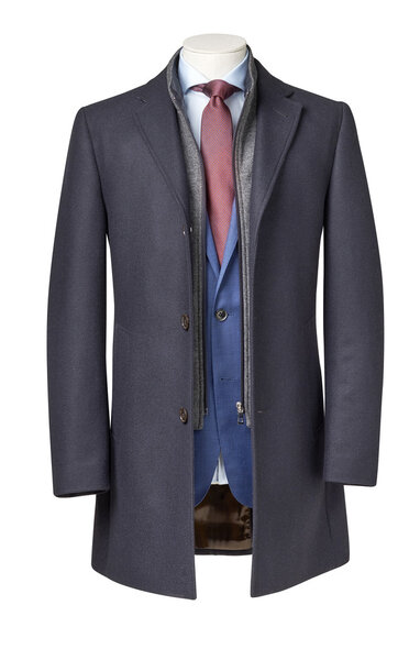 business suit with coat with clipping path