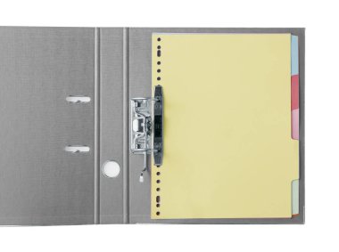 Ciltçi boşaltmak için boş levha ile