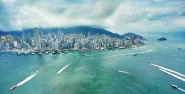 Hong kong manzarası