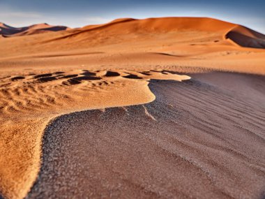 Turuncu tepeleri ile namib Çölü