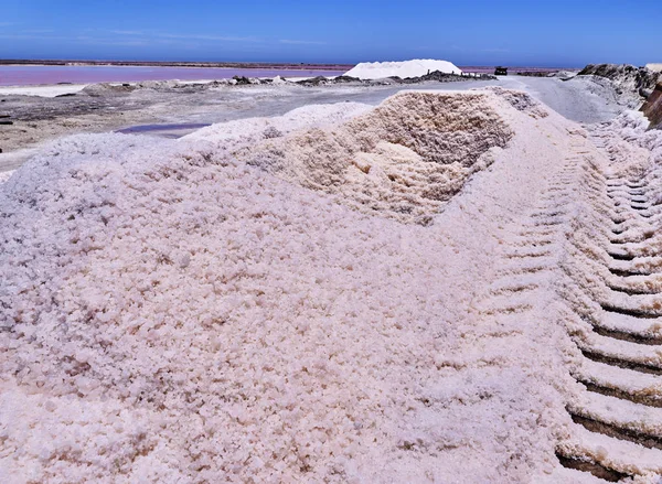 Fábrica de sal en Namib, África — Foto de Stock