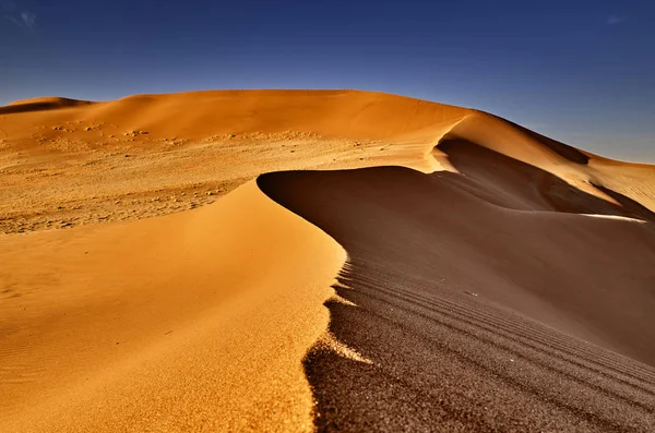 Desert of namib with orange dunes — Stock Photo, Image