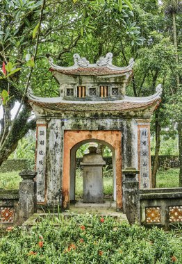 güzel Budist tempel hanoi vietnam Asya'da