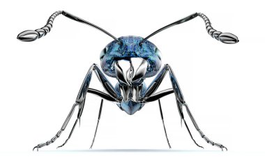 Dijital Emanet kavramı elektronik bilgisayar hata 3d illüstrasyon izole,