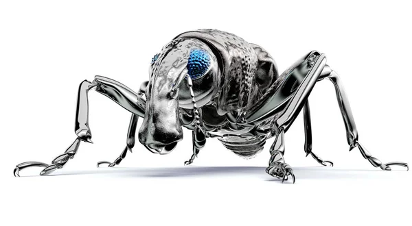 Conceito Segurança Digital Bug Computador Eletrônico Isolado Ilustração — Fotografia de Stock