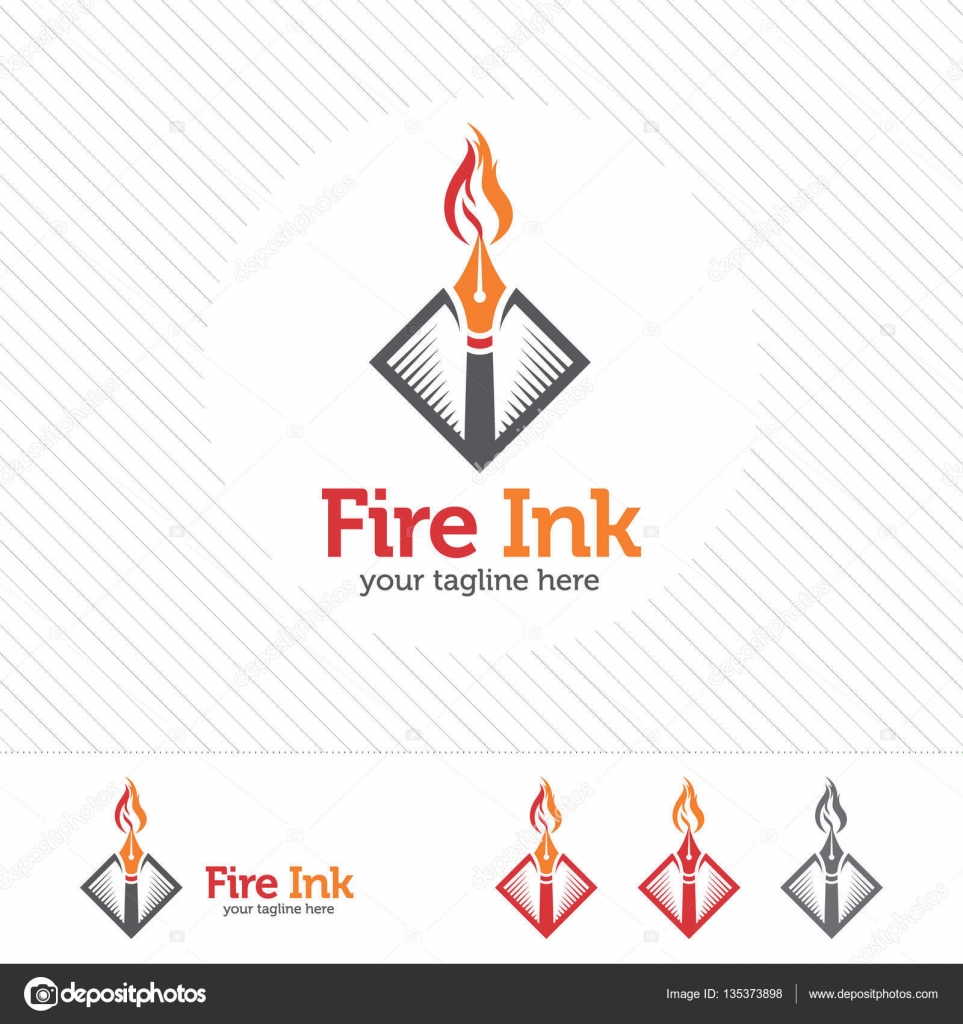 Ink Pen Logo Design Fountain Pen Logo 77+ Thousand Ink Pen Logo