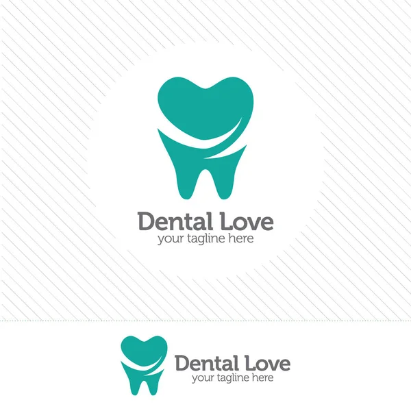Kreatív dental logó vektoros. Szalagkábel, színes, absztrakt fogászati szimbólum ikon. — Stock Vector