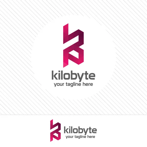 手紙 K 三角形ピクセルの概念とロゴのデザインのベクトル。K の文字のロゴのテンプレートのベクターでカラフルでモダンなデザイン。スタジオ会社、web デザイン、技術、通信に適しています。. — ストックベクタ
