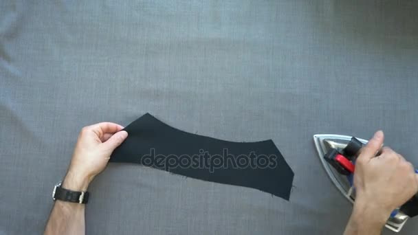 Close-up of hands. Hands ironed detail. — Stock Footage Close-up of hands. Hands ironed detail. Royalty Free Stock Footage