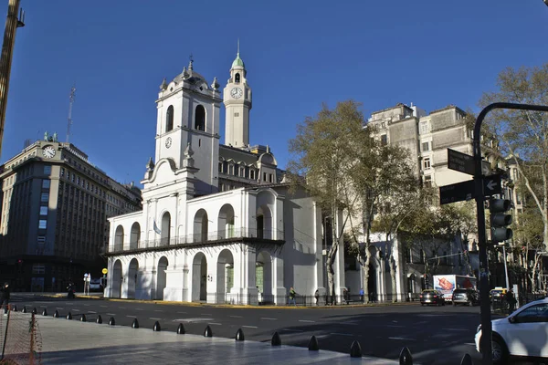 Cabildo Város Buenos Aires Argentína Napsütéses Napon — Stock Fotó