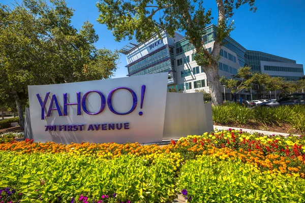 Yahoo huvudkontor Sunnyvale — Stockfoto