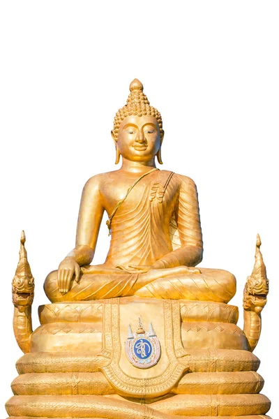 Boeddha standbeeld gouden kleur — Stockfoto