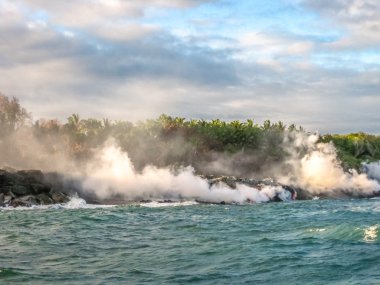 Volcanic activity Hawaii clipart