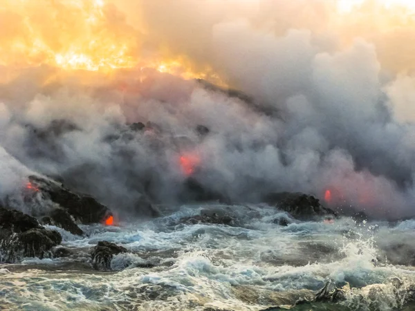 Kouř ok Kilauea — Stock fotografie