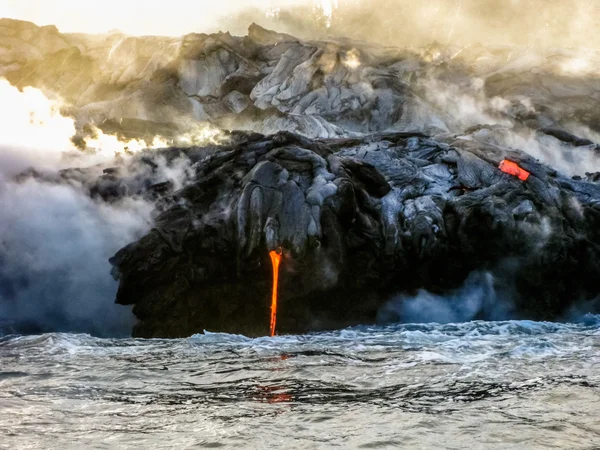 Eruzione lavica alle Hawaii — Foto Stock