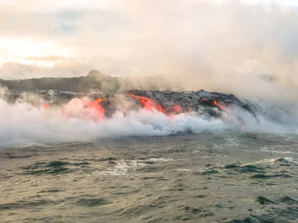 Kilauea vulkán tevékenység — Stock Fotó