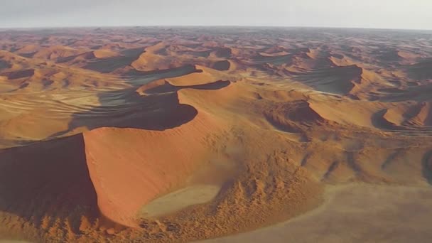 Sossusvlei dunes uçuş — Stok video