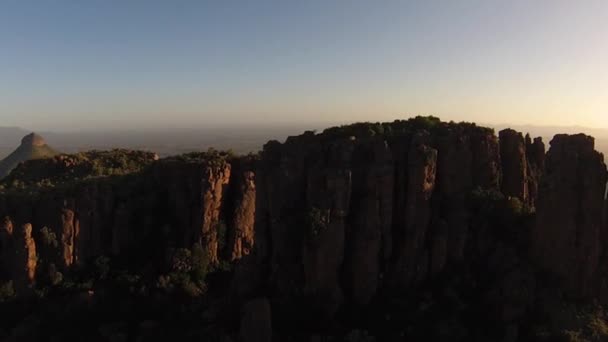 Parque Nacional Karoo vista aérea — Vídeos de Stock